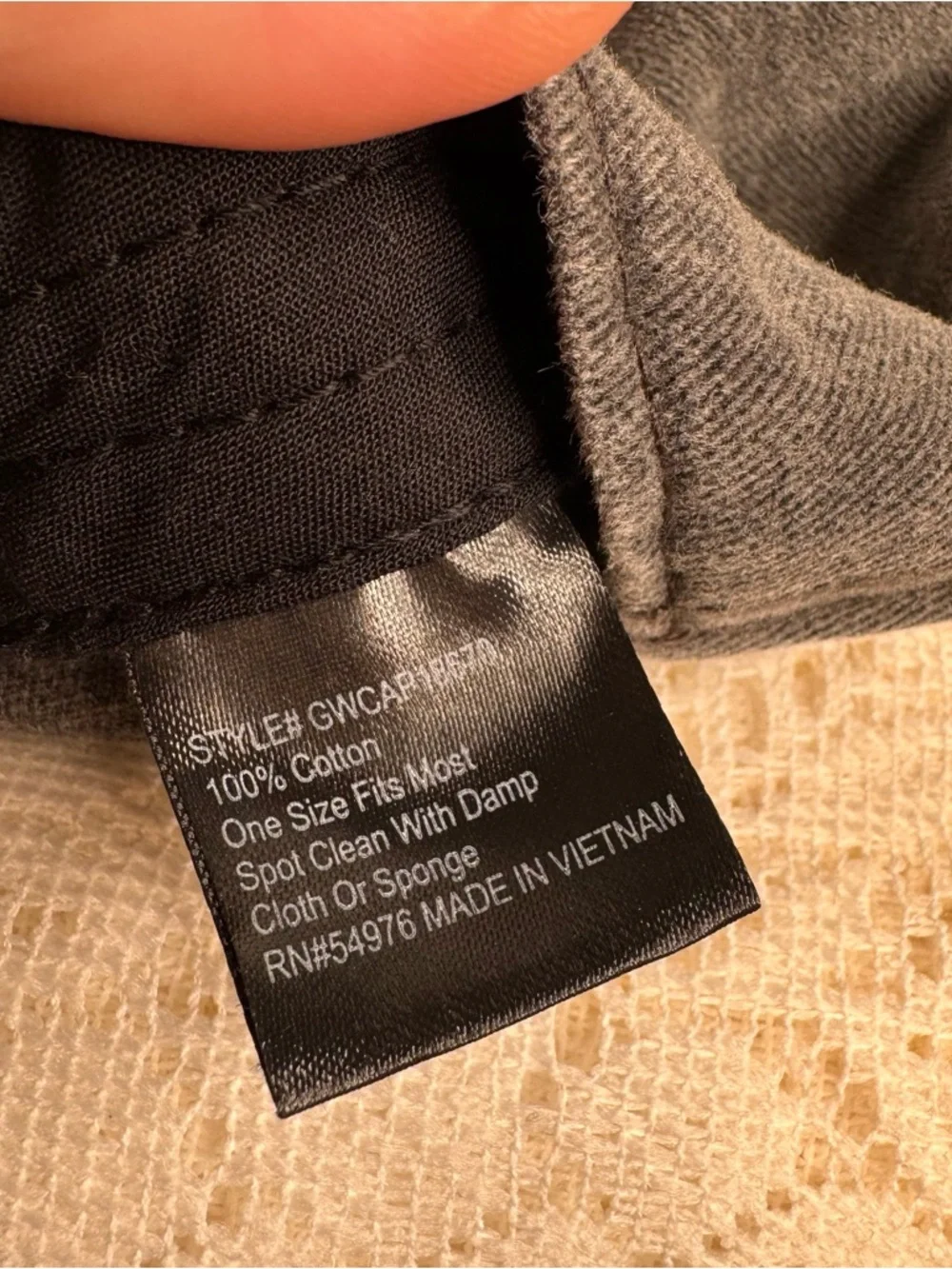 Rae Dunn “Be Kind” Gray Distressed Baseball Cap Adjustable Women’s Hat - Picture 11 of 12